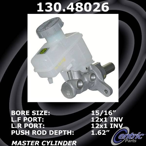 Centric Parts Premium Brake Master Cylinder, 130.48026 130.48026 - main